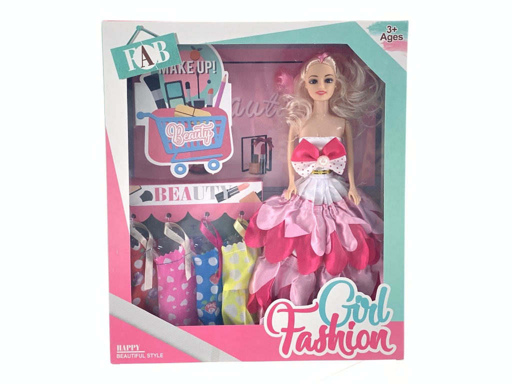 Children's Gift Toy Box 11-Inch Skirt with Shoulder-Straps Fashion Barbie Play House Girl Child Children's Gift Toy Box 11-Inch Skirt with Shoulder-Straps Fashion Barbie Play House Girl Child