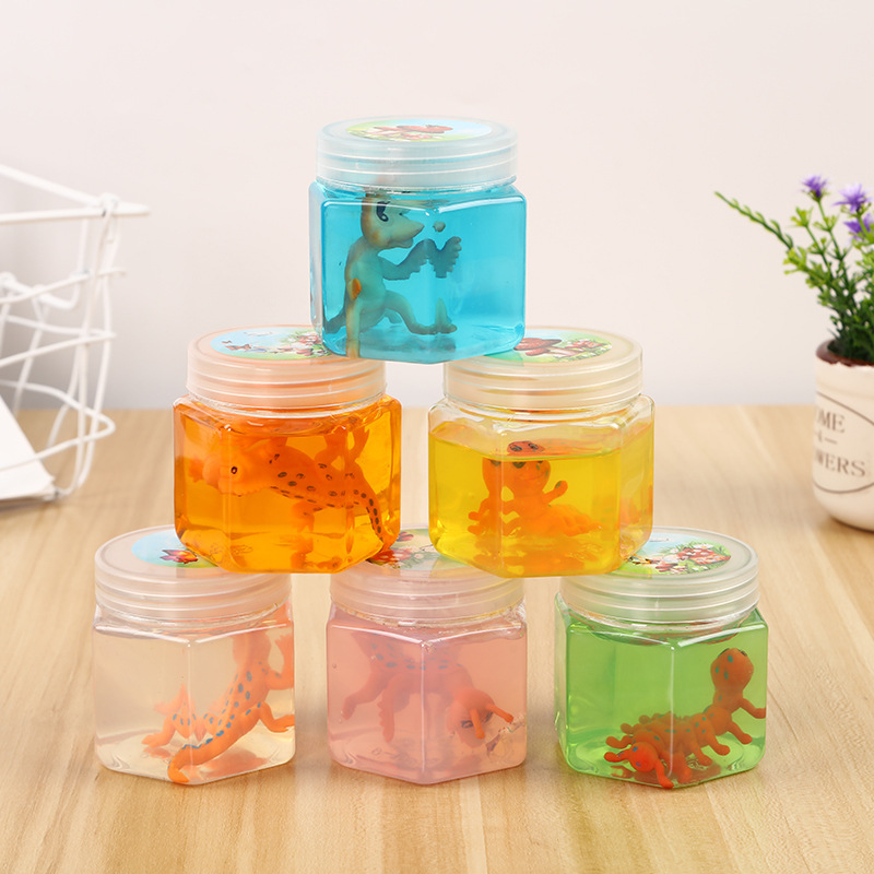 Dinosaur Insect Animal Crystal Mud Nasal Glue Export Quality Jelly Mud DIY Environmental Protection Crystal Mud Fun