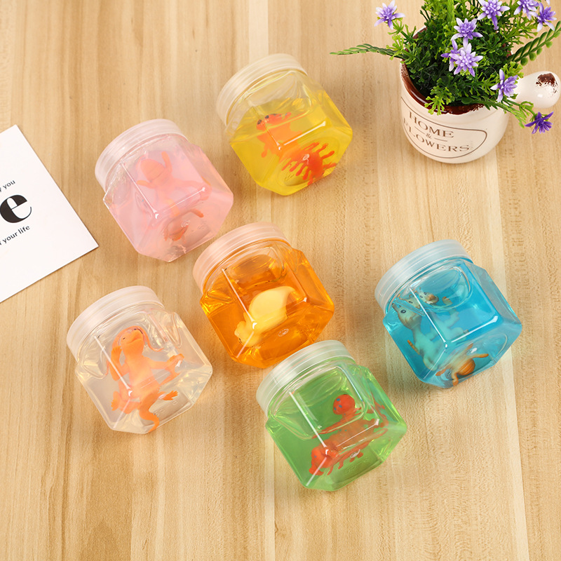 Dinosaur Insect Animal Crystal Mud Nasal Glue Export Quality Jelly Mud DIY Environmental Protection Crystal Mud Fun