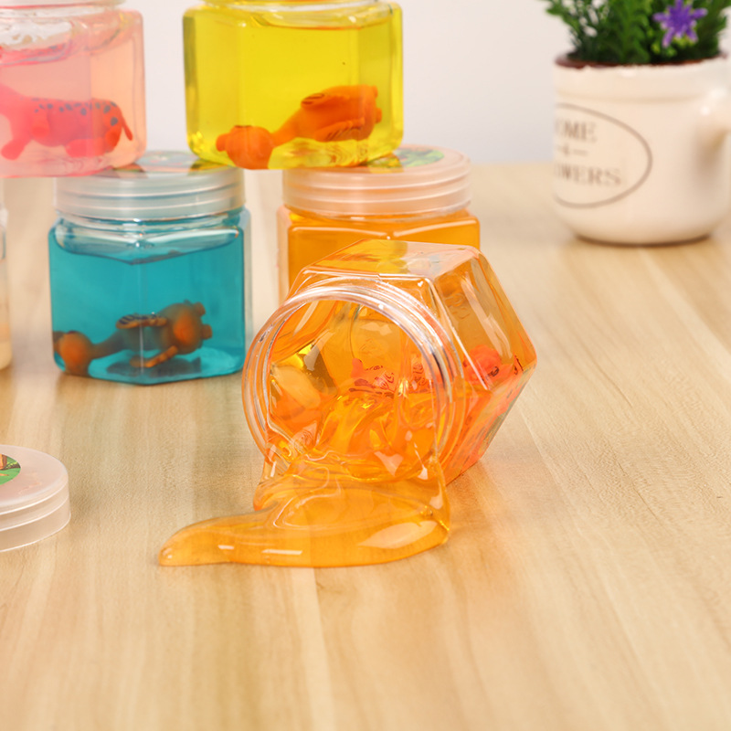 Dinosaur Insect Animal Crystal Mud Nasal Glue Export Quality Jelly Mud DIY Environmental Protection Crystal Mud Fun