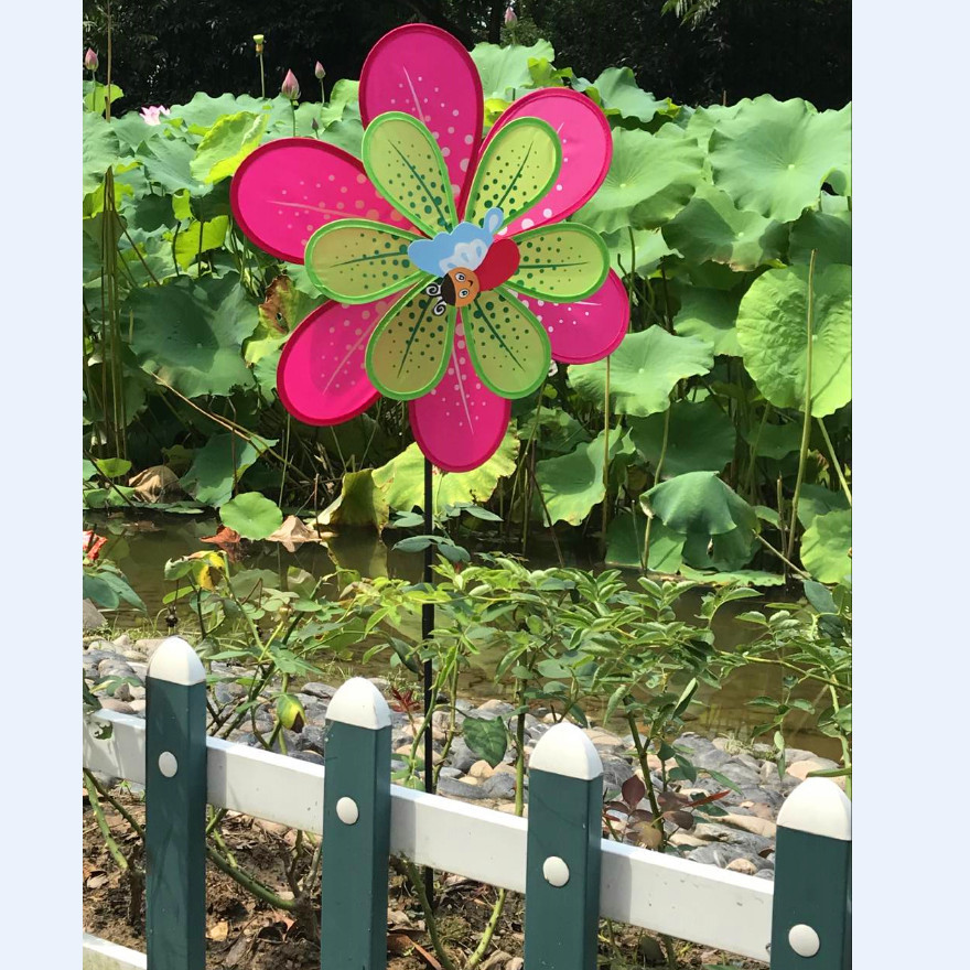 Factory Direct Sales Children's Toy Double-Layer Cloth Windmill Colorful Windmill Children's Park Kindergarten Decorating Windmill Factory Direct Sales Children's Toy Double-Layer Cloth Windmill Colorful Windmill Children's Park Kindergarten Decorating Windmill
