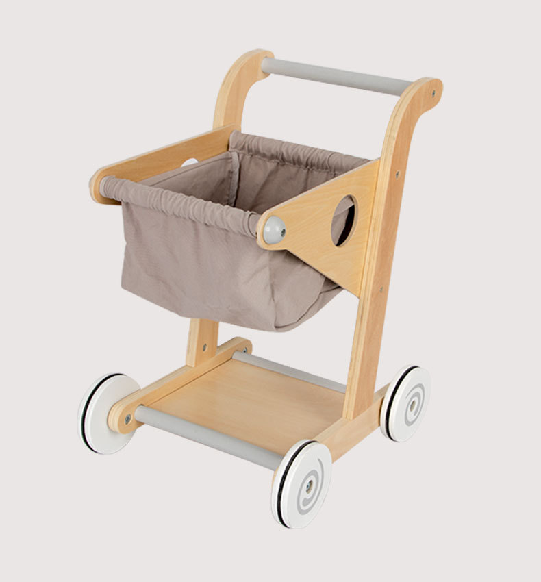 Wooden Children's Shopping Cart Toy Boys and Girls Simulation Supermarket Stroller Play House Kitchen Toy Set Wooden Children's Shopping Cart Toy Boys and Girls Simulation Supermarket Stroller Play House Kitchen Toy Set