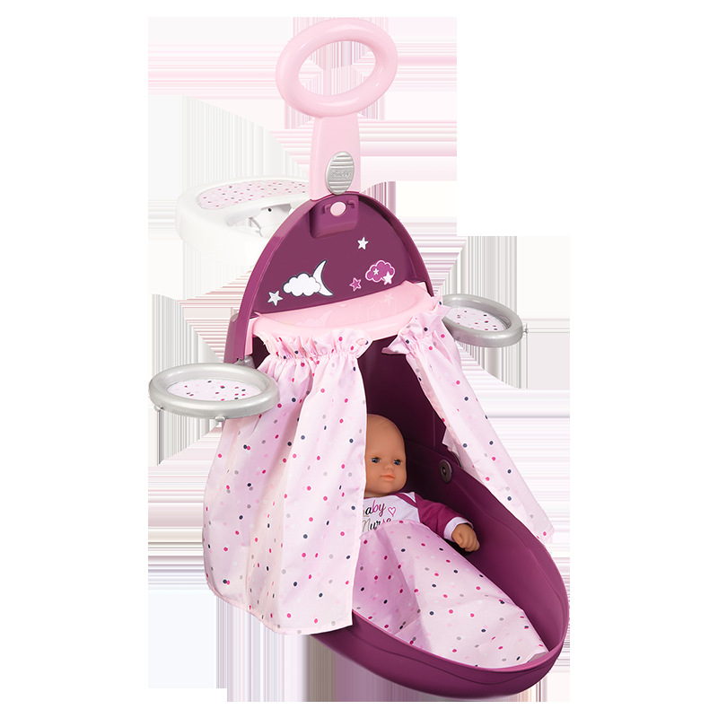French Smoby Take Care of Baby Luggage Early Childhood Education Role Play Game Children Play House Toys