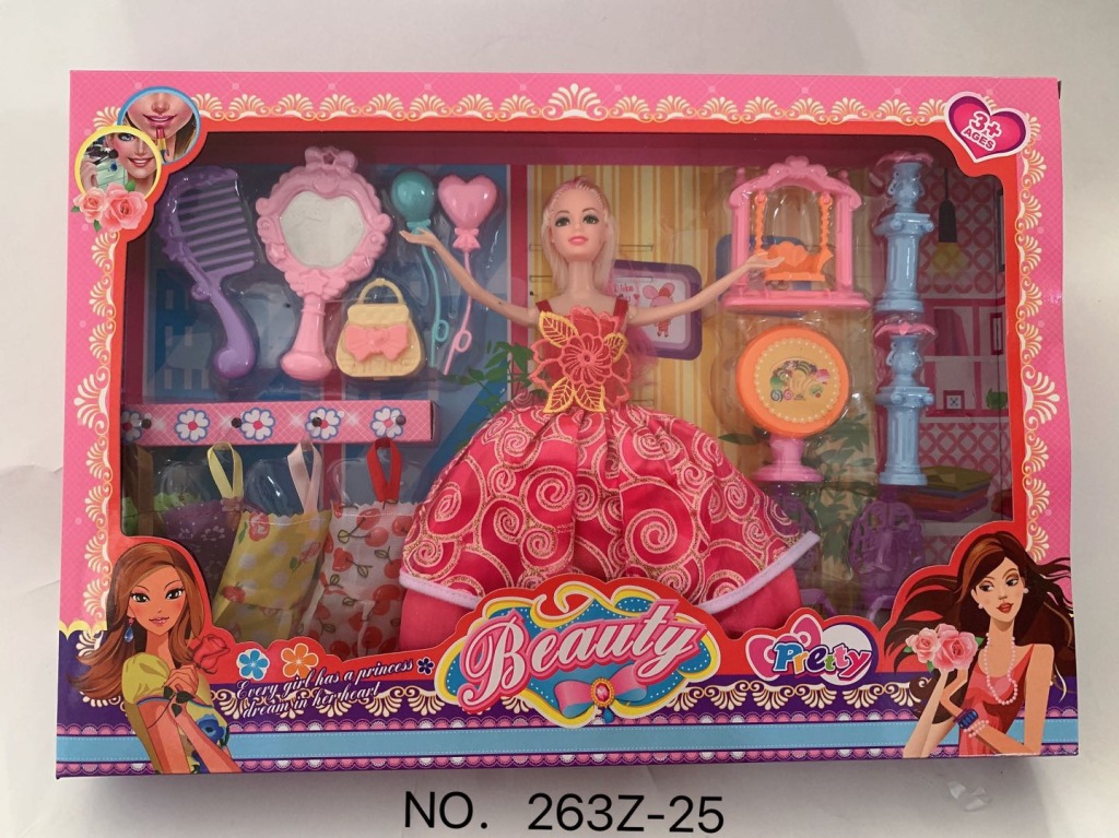 Barbie Doll Solid Joint Doll Dress-up Suit Girl Princess Play House Toy Gift Barbie Doll Solid Joint Doll Dress-up Suit Girl Princess Play House Toy Gift