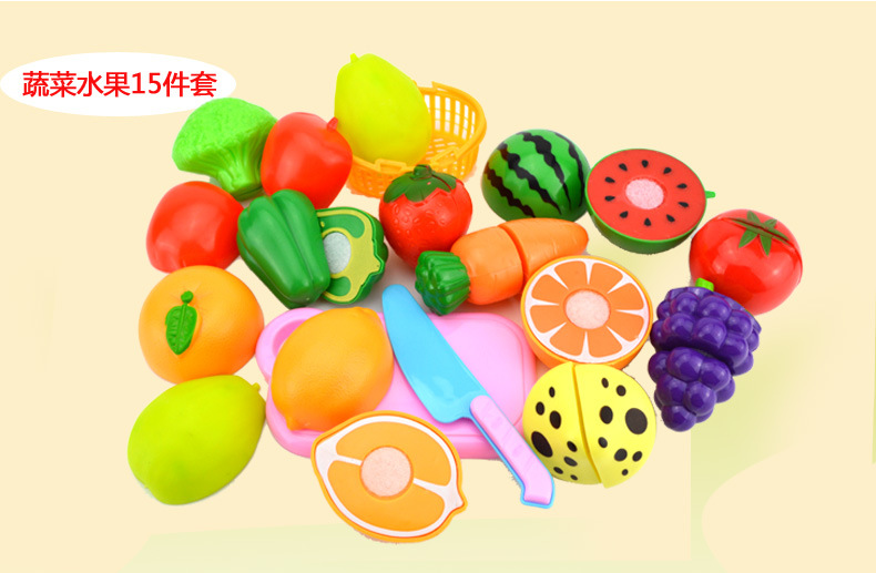 Cross-Border Hot Sale Children Play House Girl Simulation Kitchen Cooking Kitchenware Fruit Cut Girls' Toys Set Cross-Border Hot Sale Children Play House Girl Simulation Kitchen Cooking Kitchenware Fruit Cut Girls' Toys Set