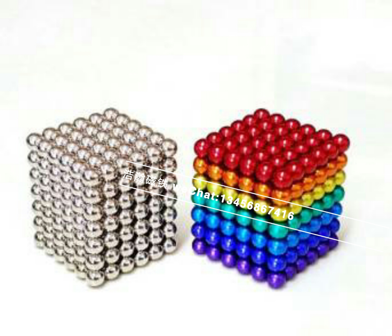 Rubik&#039;s cube bakball magic magnetic ball 5mm216 magnetic ball adult decompression children educational toys