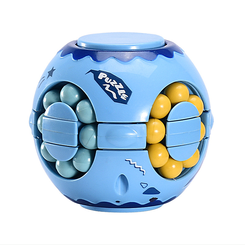[Jute] Magic Bean Burger Cube Hand Spinner Children&#039;s Kindergarten Educational Toys Adult Pressure Relief Artifact