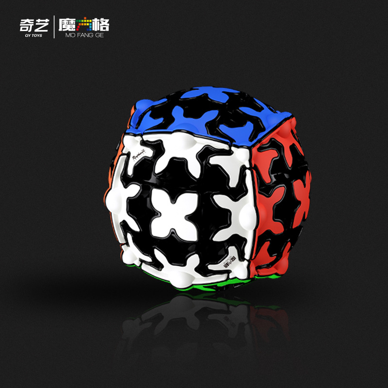 Qiyi Gear Cube Magic Cube Gear Ball Pyramid Cylindrical Patch Spherical Magic Rubik&#039;s Cube Educational Toys