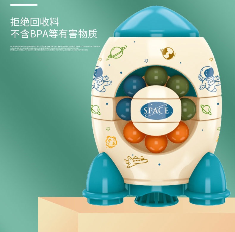 Cross-Border Hot Selling Rocket Intelligence Magic Beads Magic Bean Finger Tip Gyro Rotating Ball Cube Puzzle Pressure Relief Toy Cross-Border Hot Selling Rocket Intelligence Magic Beads Magic Bean Finger Tip Gyro Rotating Ball Cube Puzzle Pressure Relief Toy