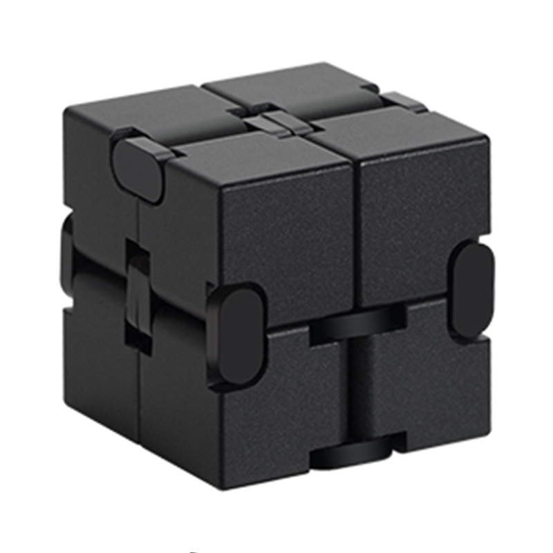 Magic Cube Tool for Pressure Reduction Decompression Toy Class Boring Adult Flip Alloy Finger Square