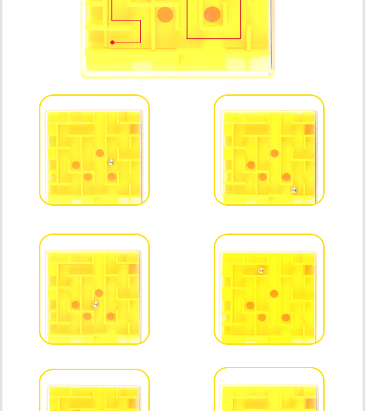 Magic Cube Labyrinth Cube Transparent Yellow Blue Green 3DD 3D Maze Ball Children Educational Toys Magic Cube Labyrinth Cube Transparent Yellow Blue Green 3DD 3D Maze Ball Children Educational Toys