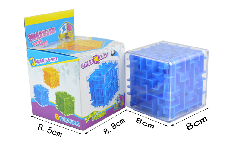 Magic Cube Labyrinth Cube Transparent Yellow Blue Green 3DD 3D Maze Ball Children Educational Toys Magic Cube Labyrinth Cube Transparent Yellow Blue Green 3DD 3D Maze Ball Children Educational Toys