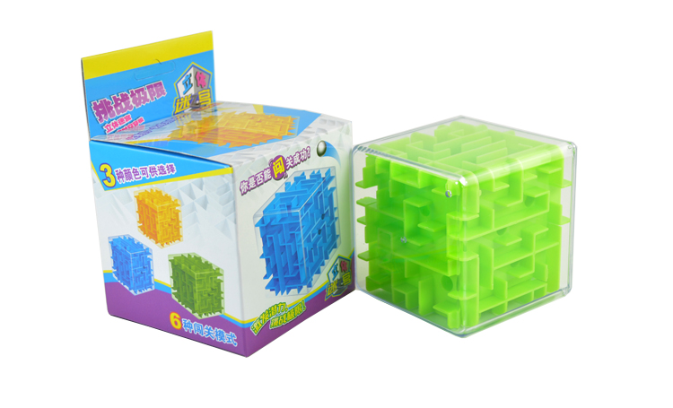Magic Cube Labyrinth Cube Transparent Yellow Blue Green 3DD 3D Maze Ball Children Educational Toys Magic Cube Labyrinth Cube Transparent Yellow Blue Green 3DD 3D Maze Ball Children Educational Toys