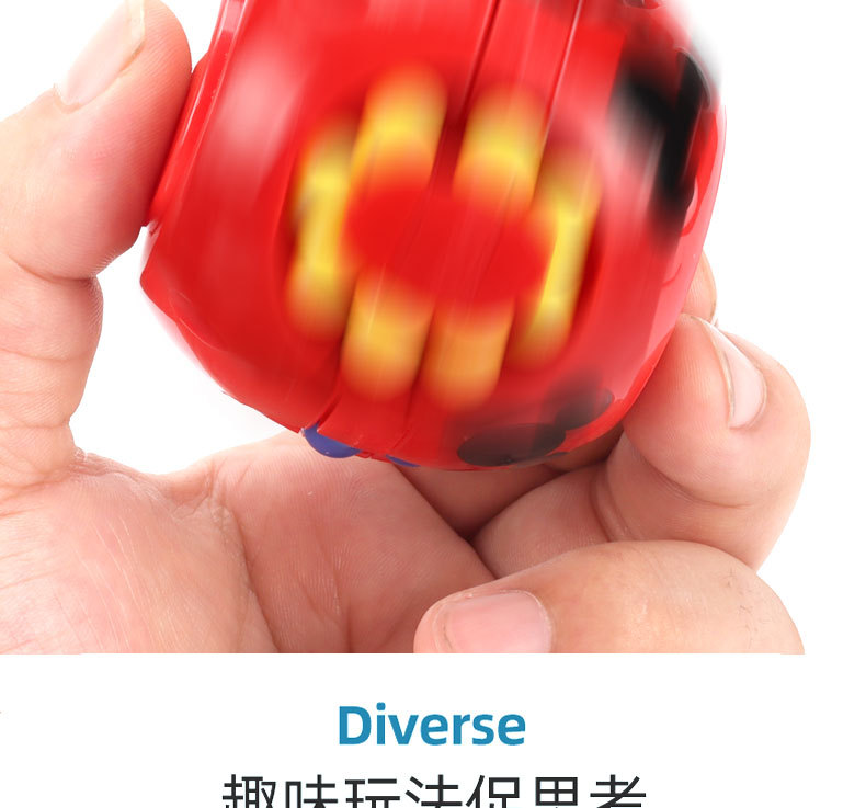 Burger Rubik's Cube Toy Magic Bean Cube Creative Hand Spinner Children's Educational Intelligence Development TikTok Adult Pressure Reduction Burger Rubik's Cube Toy Magic Bean Cube Creative Hand Spinner Children's Educational Intelligence Development TikTok Adult Pressure Reduction