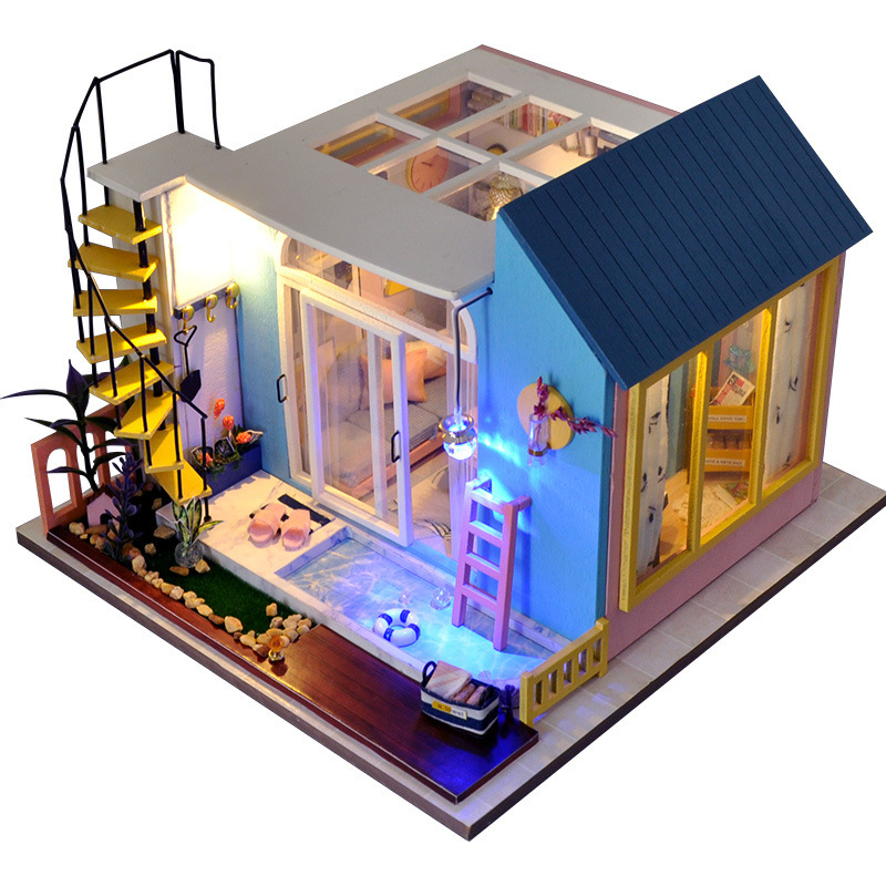 Tianyu DIY Cottage Tw30 Happy Living Room Hand-Assembled House Model Toy Decoration Creative Birthday Gift