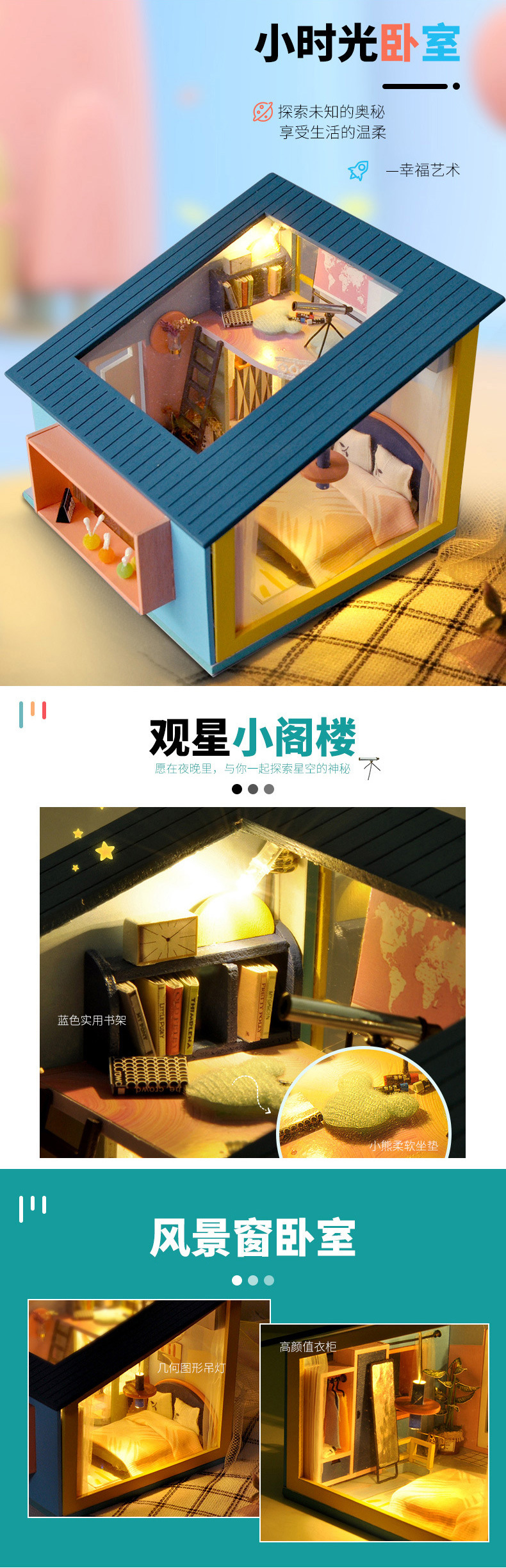 Tianyu DIY Cottage Tw30 Happy Living Room Hand-Assembled House Model Toy Decoration Creative Birthday Gift