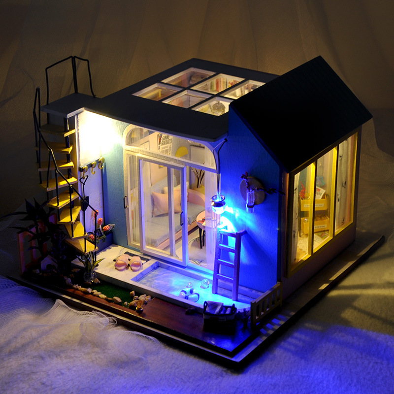 Tianyu DIY Cottage Tw30 Happy Living Room Hand-Assembled House Model Toy Decoration Creative Birthday Gift
