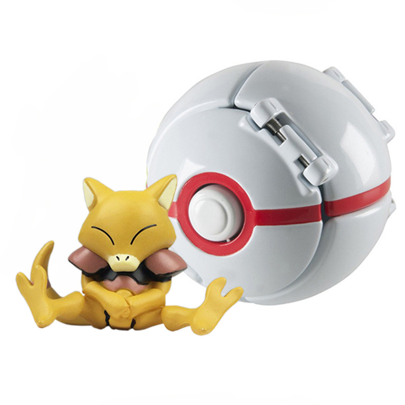 Flip Pet Explosion Poke Ball Pokémon Charmander Pull Squirtle Yusan Doll Model Toy