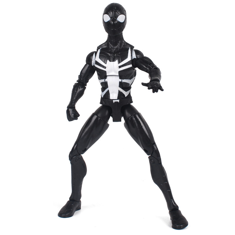 Zhongdong Chaofan Spider-Man Spider Man Model Toy Doll 7-Inch Super Cute Cartoon Hand-Made Bracket Version Boxed