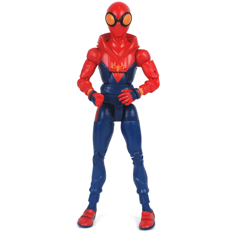 Zhongdong Chaofan Spider-Man Spider Man Model Toy Doll 7-Inch Super Cute Cartoon Hand-Made Bracket Version Boxed