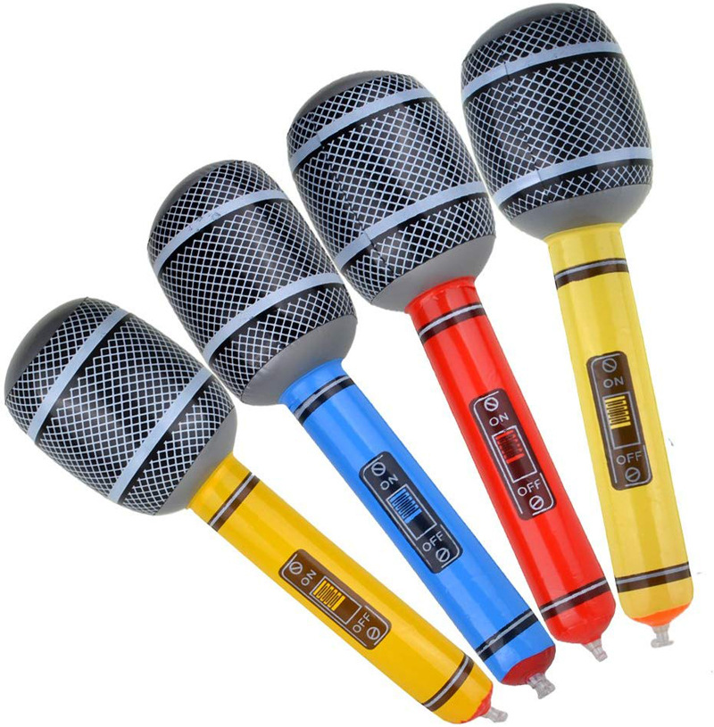 Amazon Wholesale Inflatable Cellular Phone Inflatable Mobile Phone Children's Simulation Telephone Radio Microphone Model Toy