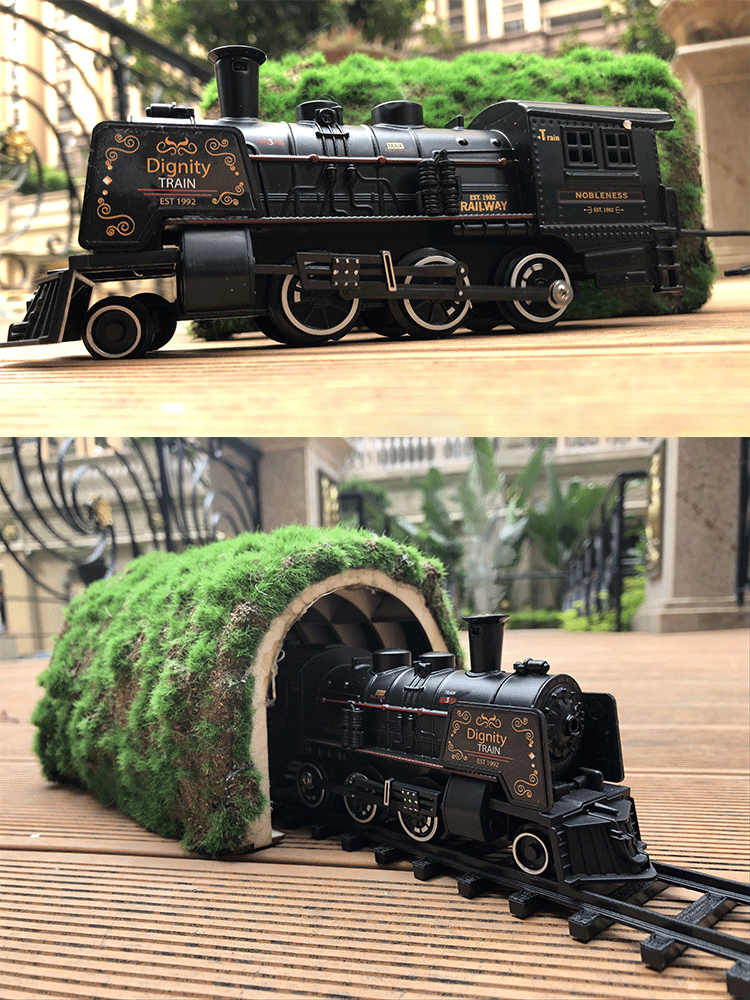Classical Locomotive Track Lengthened Zeng Da Accessories Crossing Iron Bridge Track Electric Track Train Model Toy