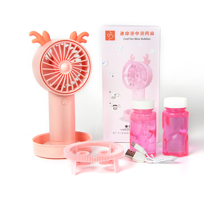 Tiktok Same Style Internet Celebrity Piggy Electric Bubble Maker Camera Light Music Children Stall Toy Factory Direct Sales
