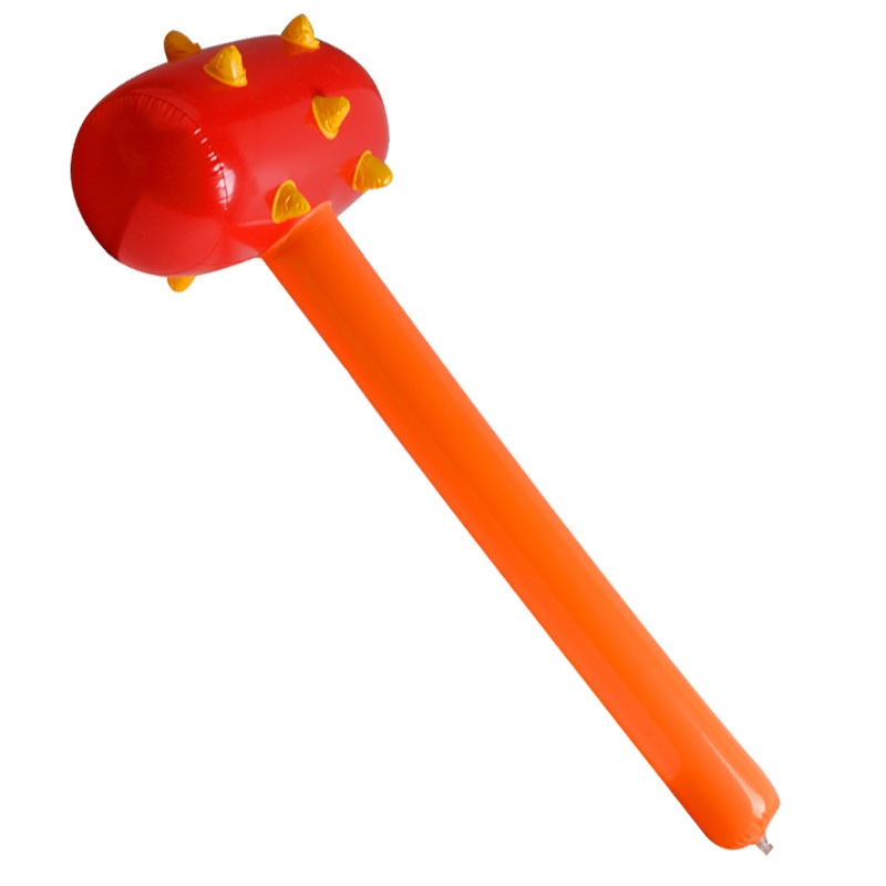 Inflatable Stick Hammer Toy PVC Color Wolf Tooth Hammer Inflatable Hammer Party Props Wholesale Inflatable Toys