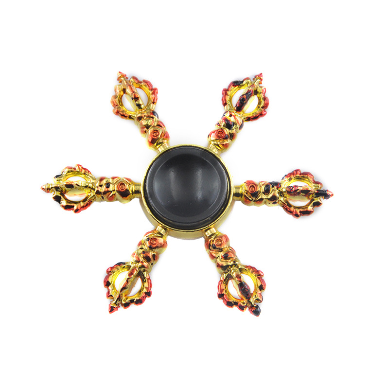 Assassin's Peripheral Fingertip Gyro Wu Liuqi Magic Knife Thousand Blade Children's Alloy Toys King Hand Spinner Assassin's Peripheral Fingertip Gyro Wu Liuqi Magic Knife Thousand Blade Children's Alloy Toys King Hand Spinner
