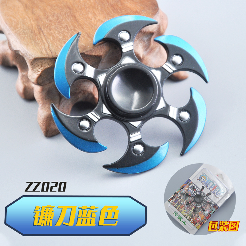 Assassin's Peripheral Fingertip Gyro Wu Liuqi Magic Knife Thousand Blade Children's Alloy Toys King Hand Spinner Assassin's Peripheral Fingertip Gyro Wu Liuqi Magic Knife Thousand Blade Children's Alloy Toys King Hand Spinner