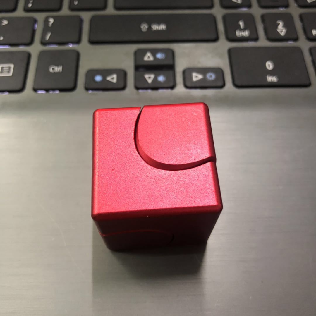 New Colorful Hand Spinner Creative Aluminum Alloy Rubik's Cube Fingertip Gyro Fingertip Pressure Reduction Toy Gift