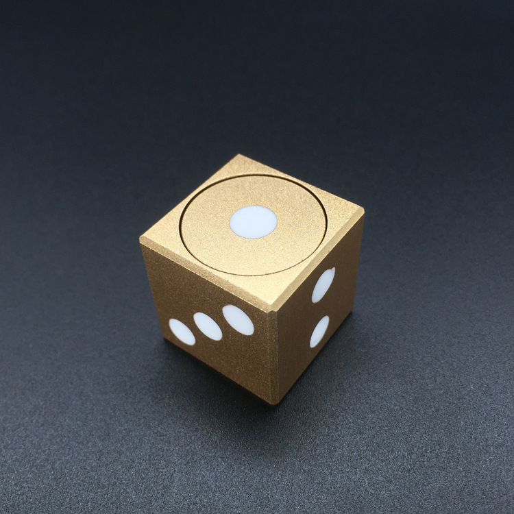 New Colorful Hand Spinner Creative Aluminum Alloy Rubik's Cube Fingertip Gyro Fingertip Pressure Reduction Toy Gift