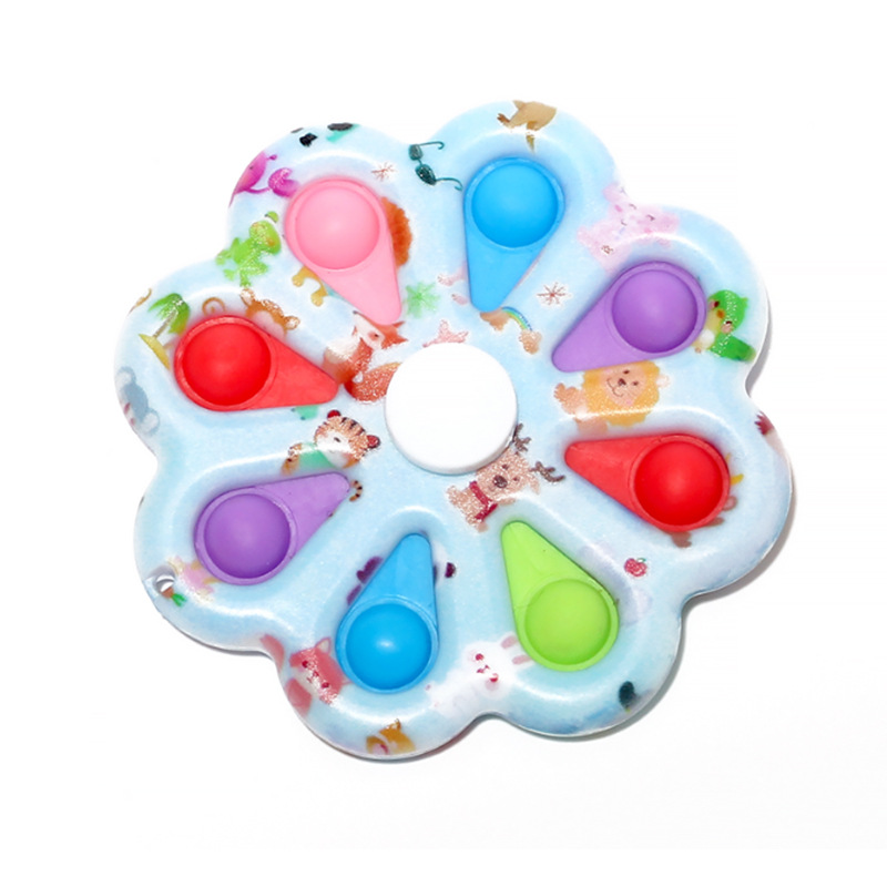 Fingertip gyro Killer Pioneer Bubble Music Hand Spinner Rotating Printing Painted Fingertip Gyro Children Press Toy Fingertip gyro Killer Pioneer Bubble Music Hand Spinner Rotating Printing Painted Fingertip Gyro Children Press Toy