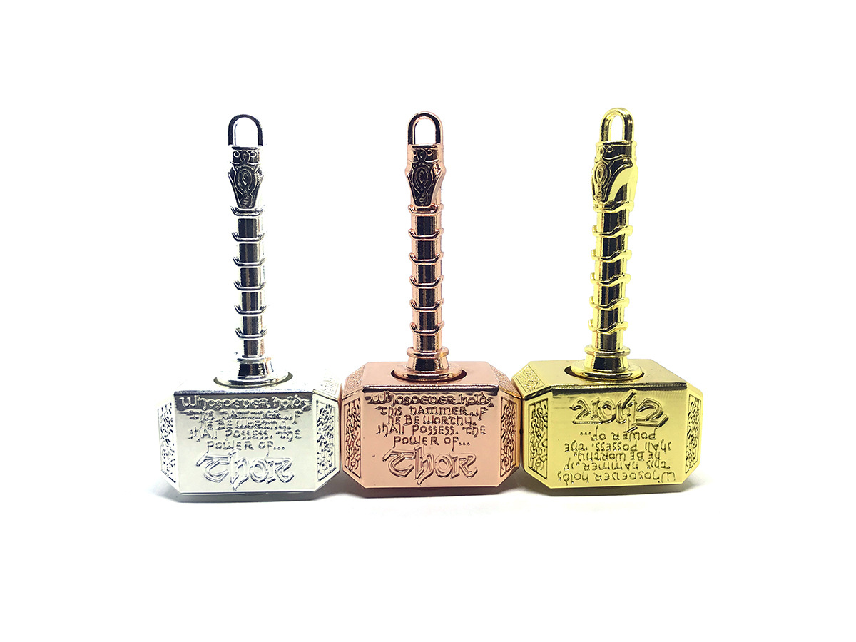 Thor Hammer Upgraded Version Fingertip Gyro Avengers League Hand Spinner Alloy Weapon Adult Stress Relief Toys Thor Hammer Upgraded Version Fingertip Gyro Avengers League Hand Spinner Alloy Weapon Adult Stress Relief Toys