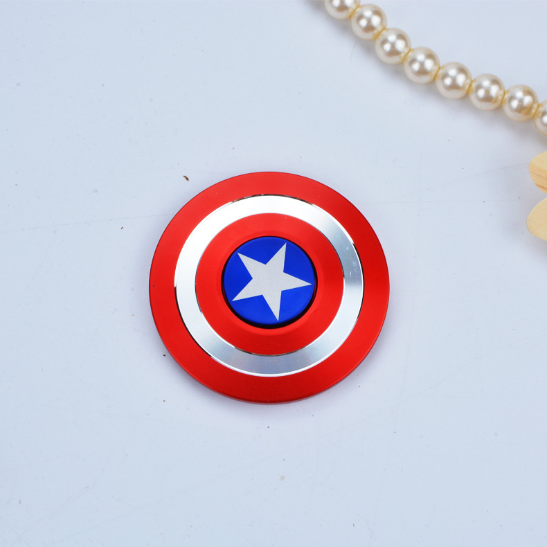 The new captain America's fingertip gyro metal decompressor refers to a spiral of cool creative toy gyro wholesale. The new captain America's fingertip gyro metal decompressor refers to a spiral of cool creative toy gyro wholesale.