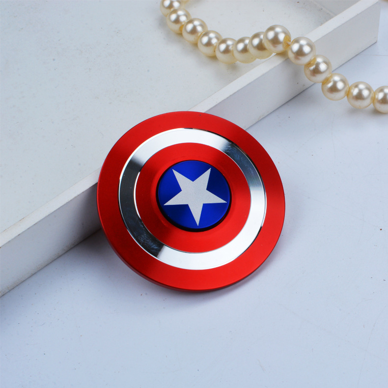 The new captain America's fingertip gyro metal decompressor refers to a spiral of cool creative toy gyro wholesale. The new captain America's fingertip gyro metal decompressor refers to a spiral of cool creative toy gyro wholesale.