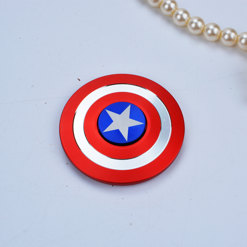 The new captain America's fingertip gyro metal decompressor refers to a spiral of cool creative toy gyro wholesale. The new captain America's fingertip gyro metal decompressor refers to a spiral of cool creative toy gyro wholesale.