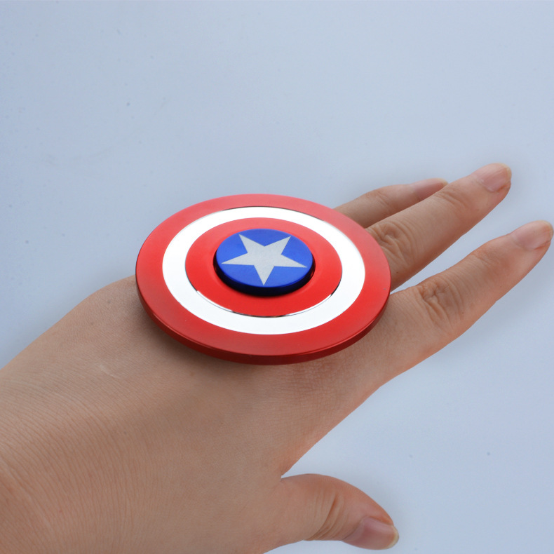 The new captain America's fingertip gyro metal decompressor refers to a spiral of cool creative toy gyro wholesale. The new captain America's fingertip gyro metal decompressor refers to a spiral of cool creative toy gyro wholesale.
