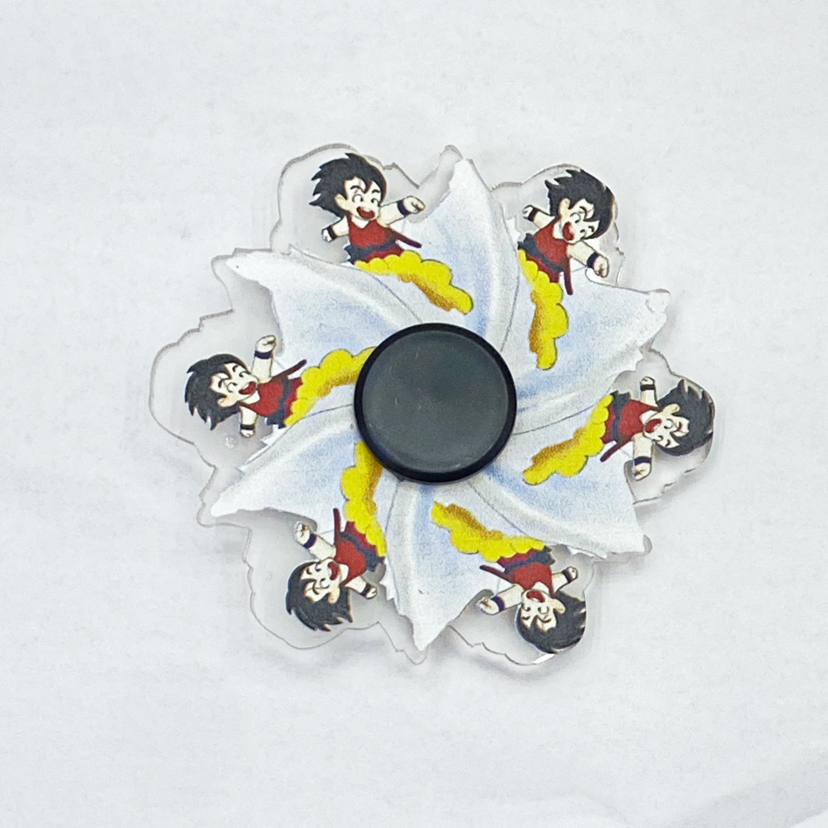 Tiktok Same 3D Running Dynamic Gyro Hand Spinner Animation Special Effect Fingertip Gyro Novelty Toy