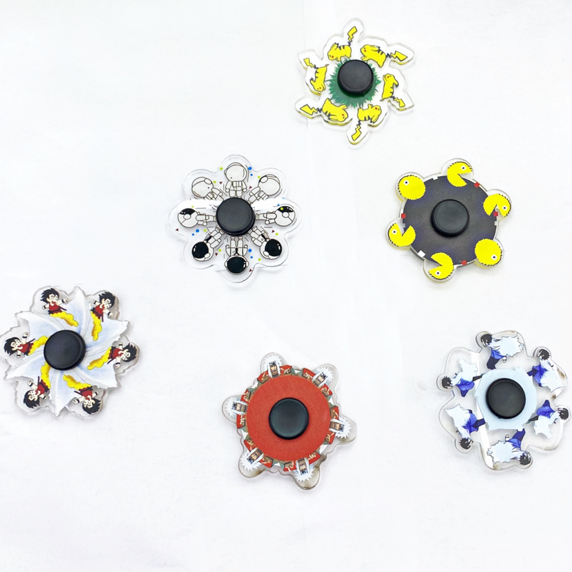Tiktok Same 3D Running Dynamic Gyro Hand Spinner Animation Special Effect Fingertip Gyro Novelty Toy Tiktok Same 3D Running Dynamic Gyro Hand Spinner Animation Special Effect Fingertip Gyro Novelty Toy