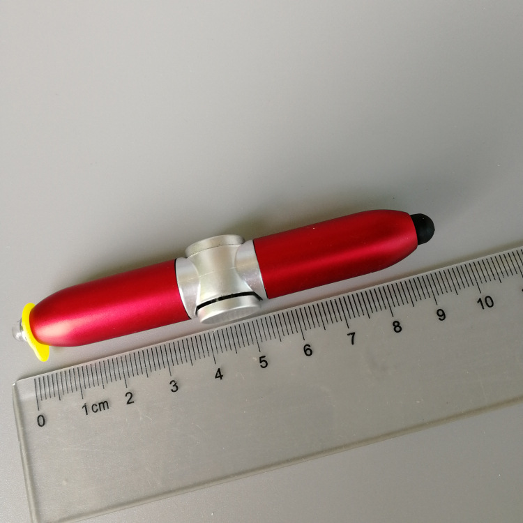 Factory Direct Sales Creative Style Toy Turn Luminous LED Light Decompression Ballpoint Pen Rotating Fingertip Gyro Pen Customization Factory Direct Sales Creative Style Toy Turn Luminous LED Light Decompression Ballpoint Pen Rotating Fingertip Gyro Pen Customization