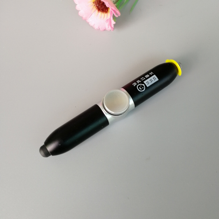 Factory Direct Sales Creative Style Toy Turn Luminous LED Light Decompression Ballpoint Pen Rotating Fingertip Gyro Pen Customization Factory Direct Sales Creative Style Toy Turn Luminous LED Light Decompression Ballpoint Pen Rotating Fingertip Gyro Pen Customization
