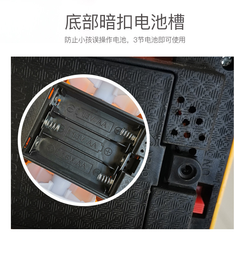 Electric Universal Excavator Colorful Light Music Electric Engineering Car Stall Night Market Children Excavator Toys