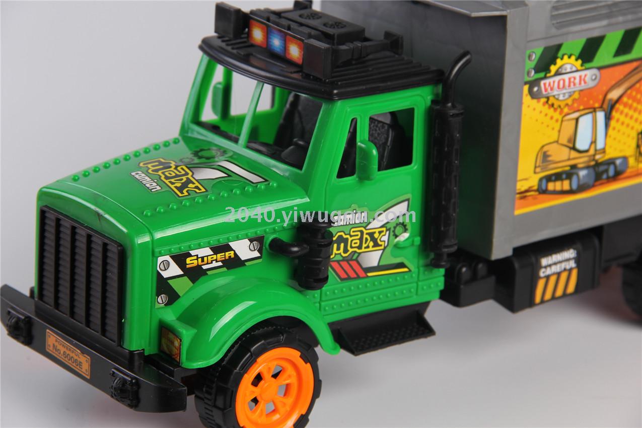 Children &#039;s toys wholesale inertial engineering vehicles sanitation car F07876 toy car