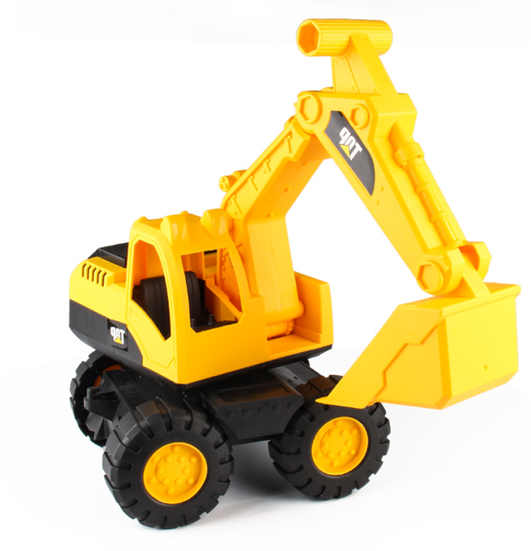 Inertia excavation engineering vehicle excavator children's puzzle toy engineering car sales wholesale direct sale.