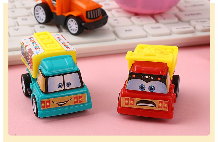 2571 Children's Power Control Car Toy 1 Bag 6 Mini Engineering Vehicle Fire Truck Boy Suit Toy Bag