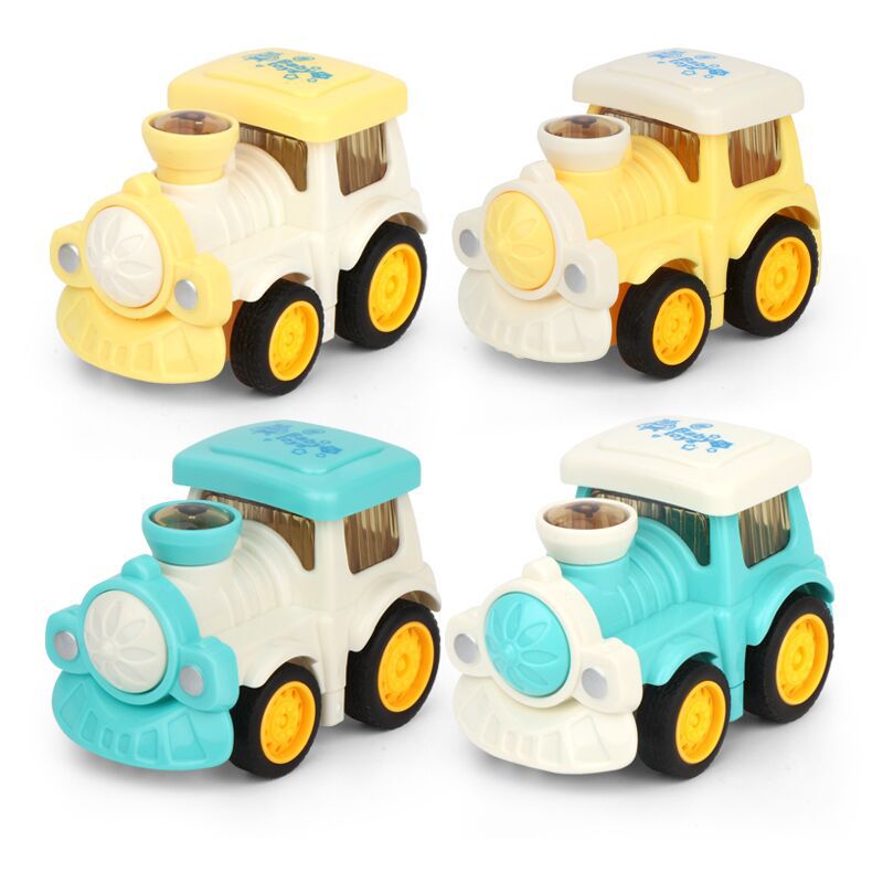 Internet Celebrity Children&#039;s Inertia Engineering Car Toys Cartoon Train Beating Doll Inertial Engineering car