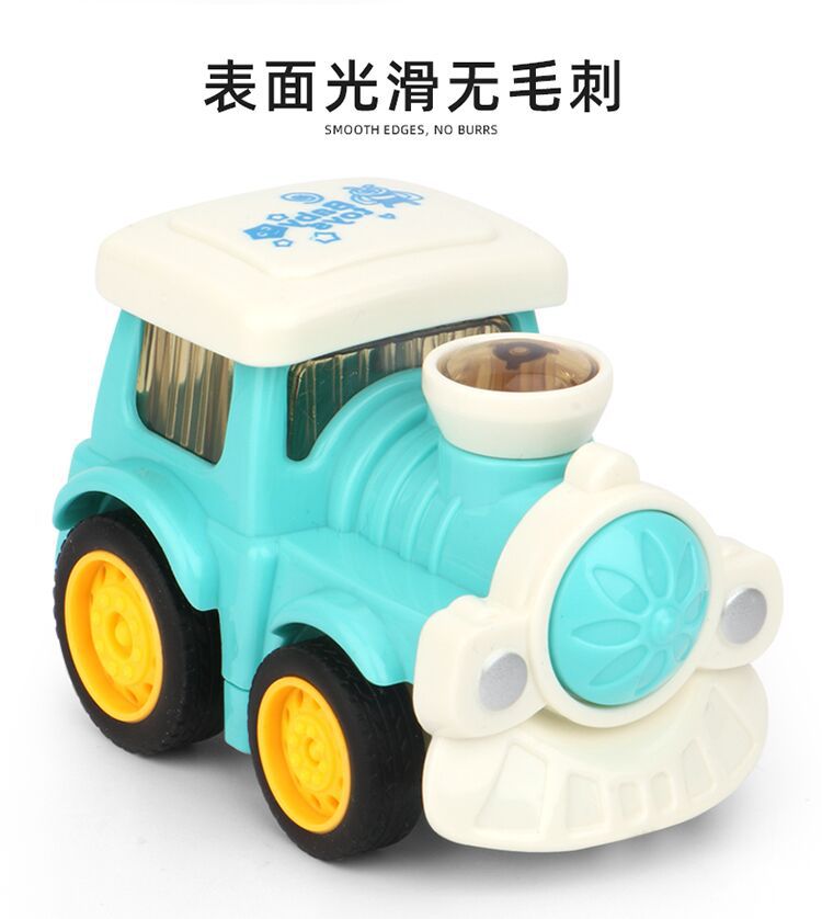 Internet Celebrity Children's Inertia Engineering Car Toys Cartoon Train Beating Doll Inertial Engineering car