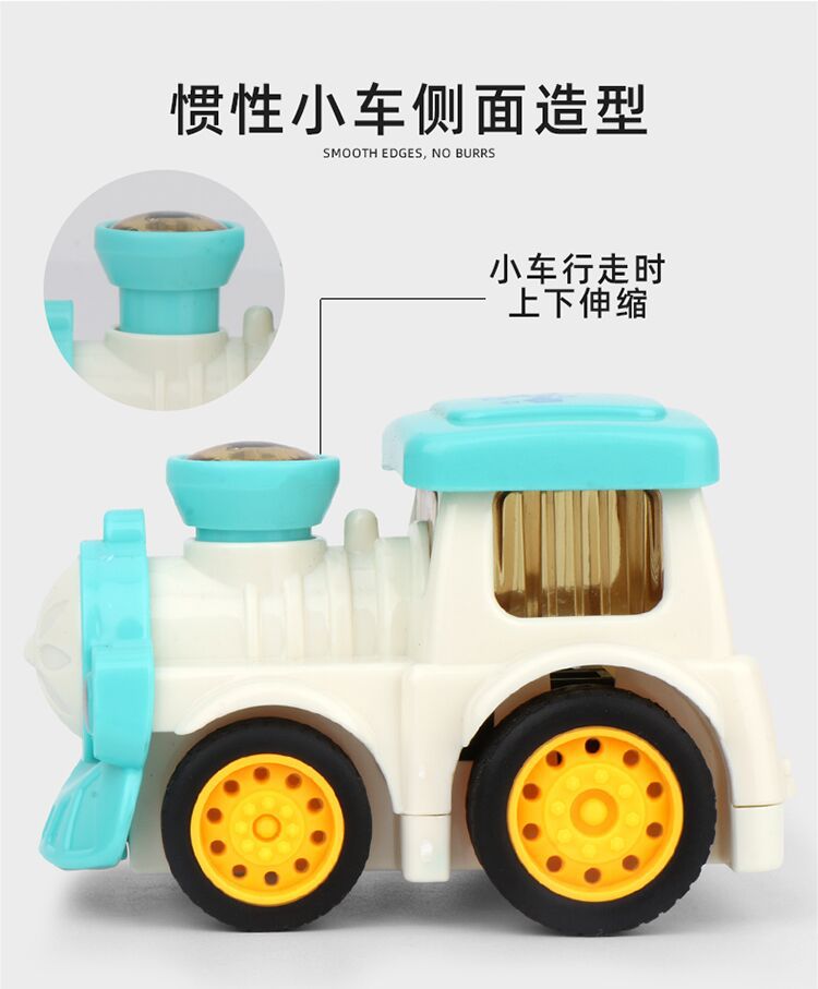 Internet Celebrity Children's Inertia Engineering Car Toys Cartoon Train Beating Doll Inertial Engineering car