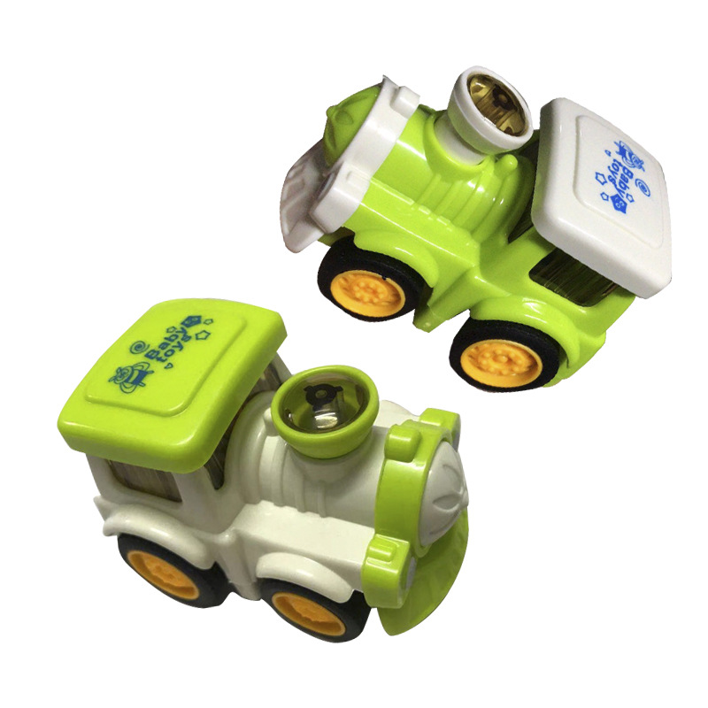 Internet Celebrity Children's Inertia Engineering Car Toys Cartoon Train Beating Doll Inertial Engineering car